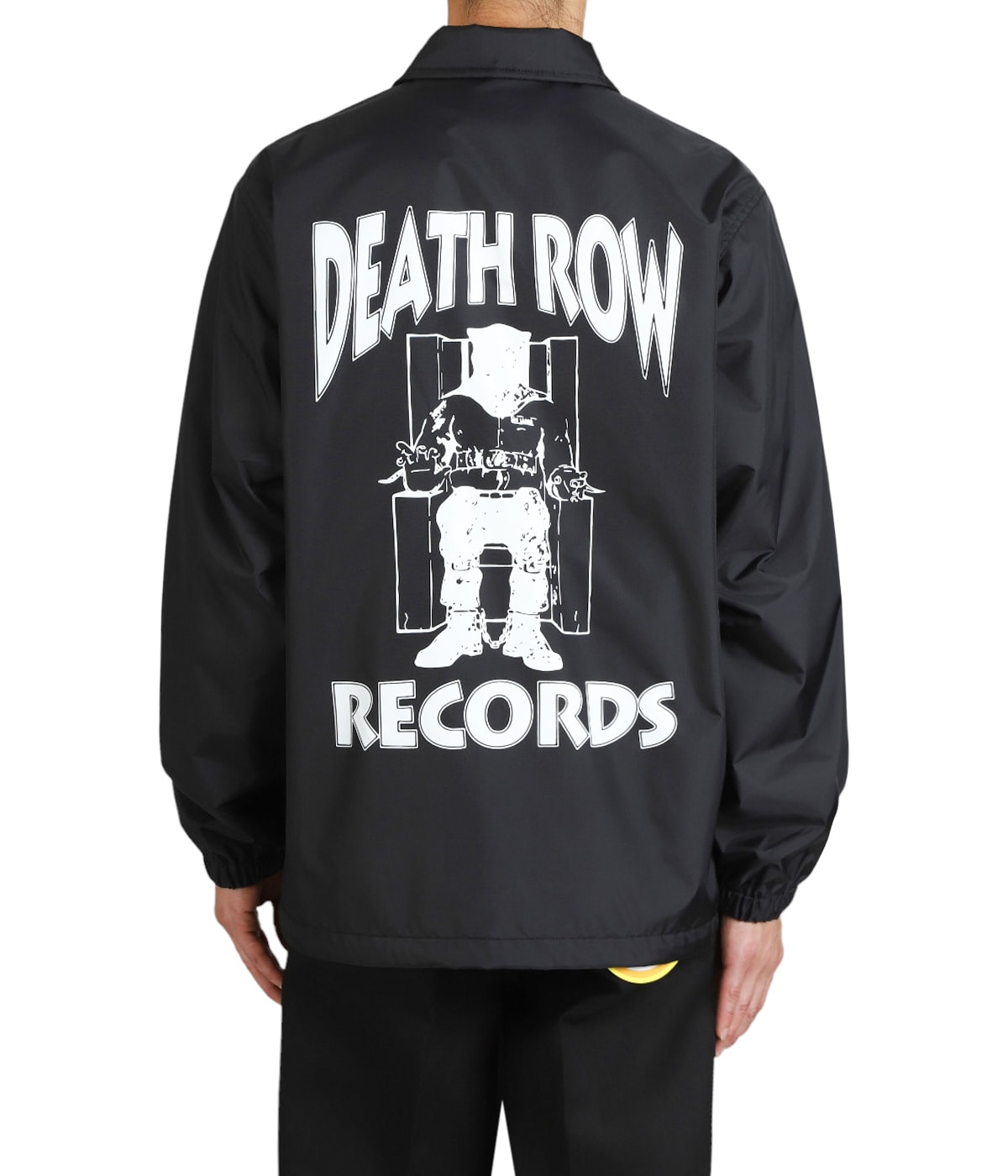 希少　DEATH ROW RECORDS ナイロンコーチジャケット アップルバム APPLEBUM “デス ロウ レコード” コーチジャケット