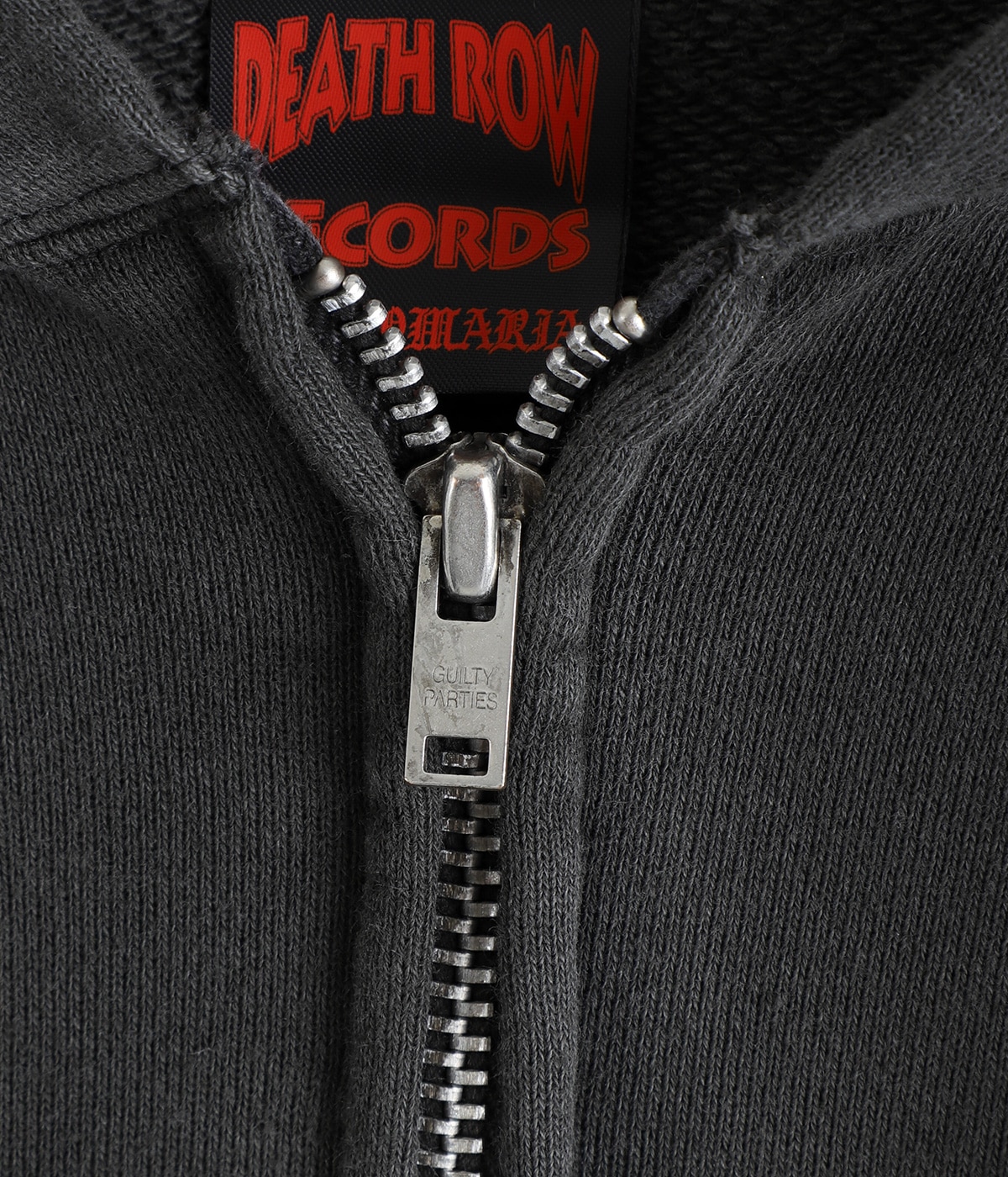 DEATH ROW RECORDS / WASHED MIDDLE WEIGHT FULL ZIP HOODED