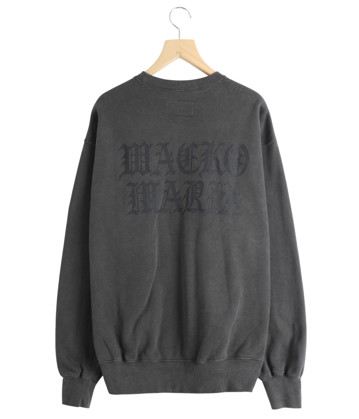 DEATH ROW RECORDS / WASHED MIDDLE WEIGHT CREW NECK SWEAT SHIRT