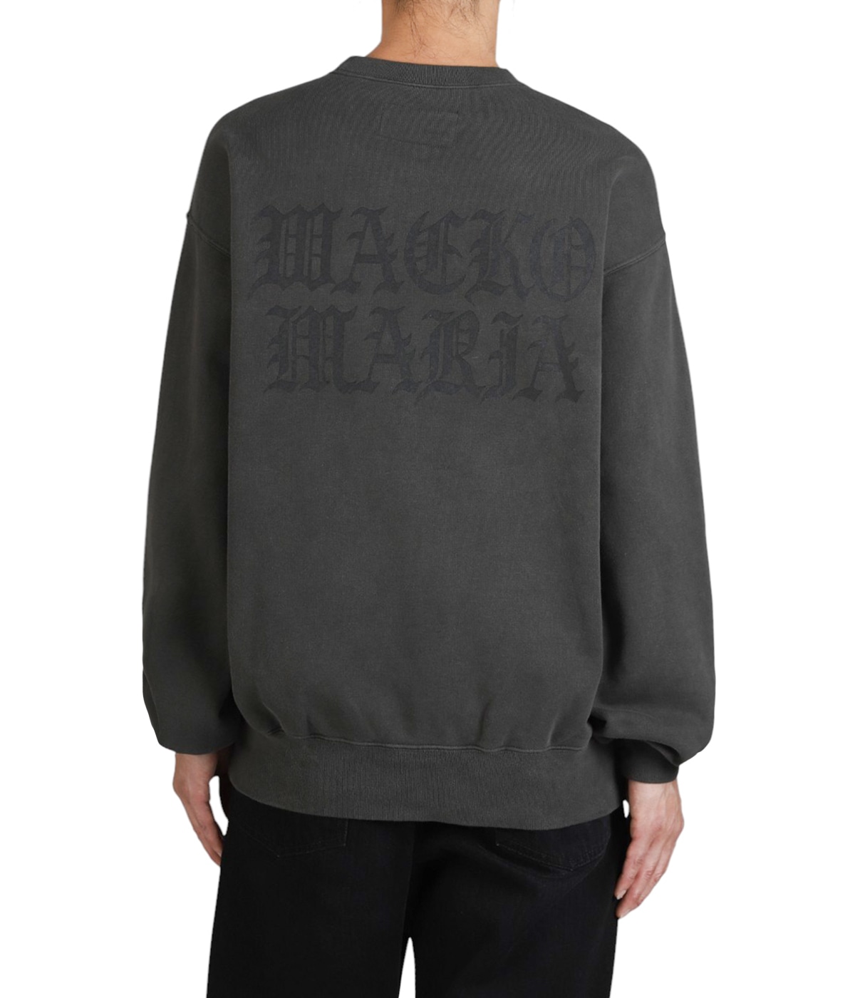 DEATH ROW RECORDS / WASHED MIDDLE WEIGHT CREW NECK SWEAT SHIRT