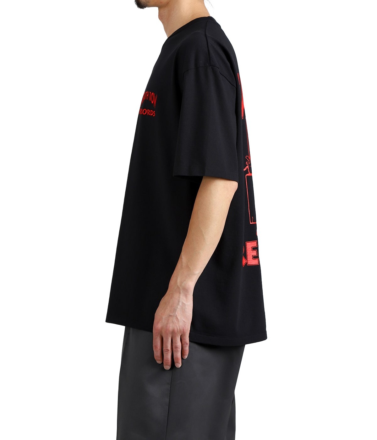 DEATH ROW RECORDS / WASHED HEAVY WEIGHT CREW NECK T-SHIRT | WACKO