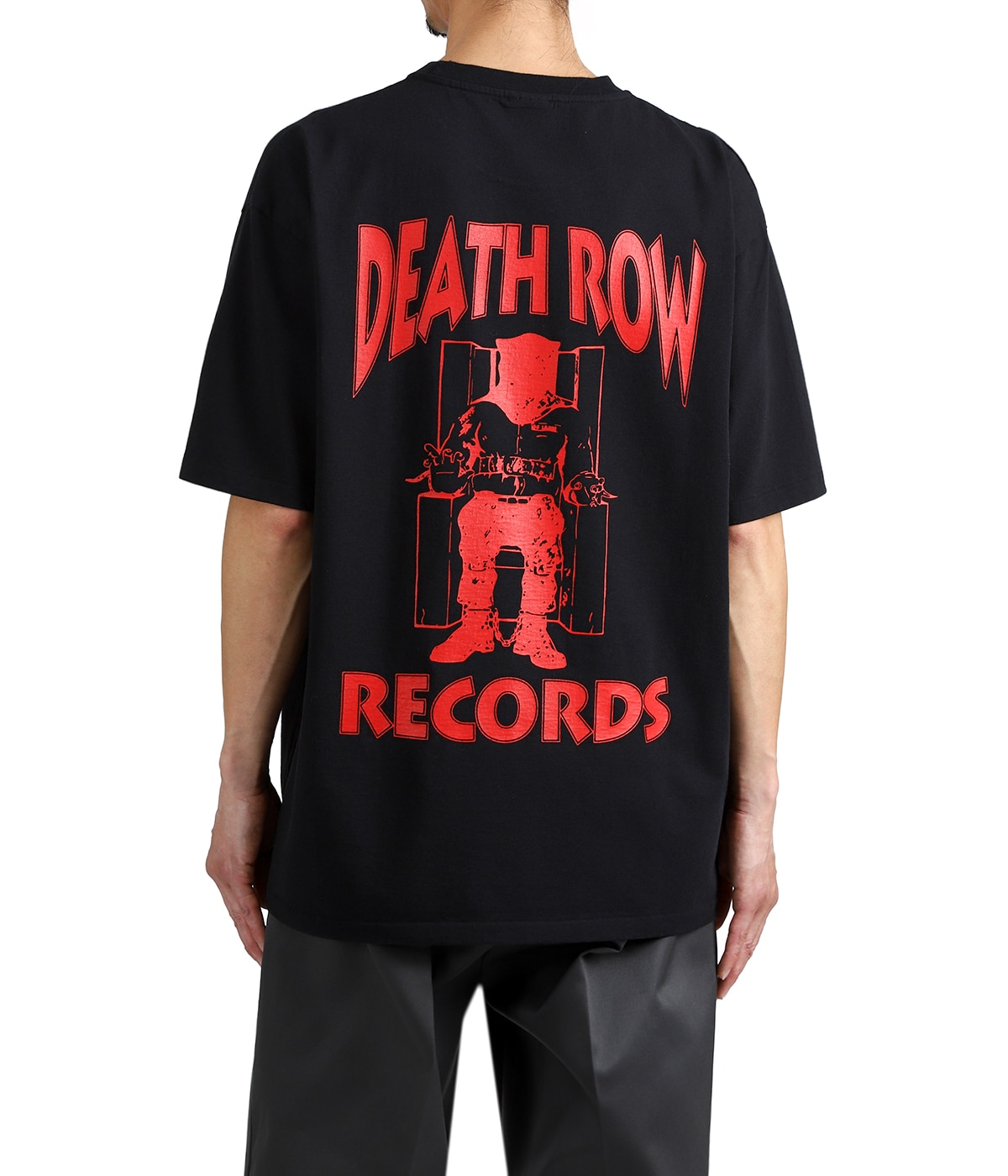 DEATH ROW RECORDS / WASHED HEAVY WEIGHT CREW NECK T-SHIRT | WACKO