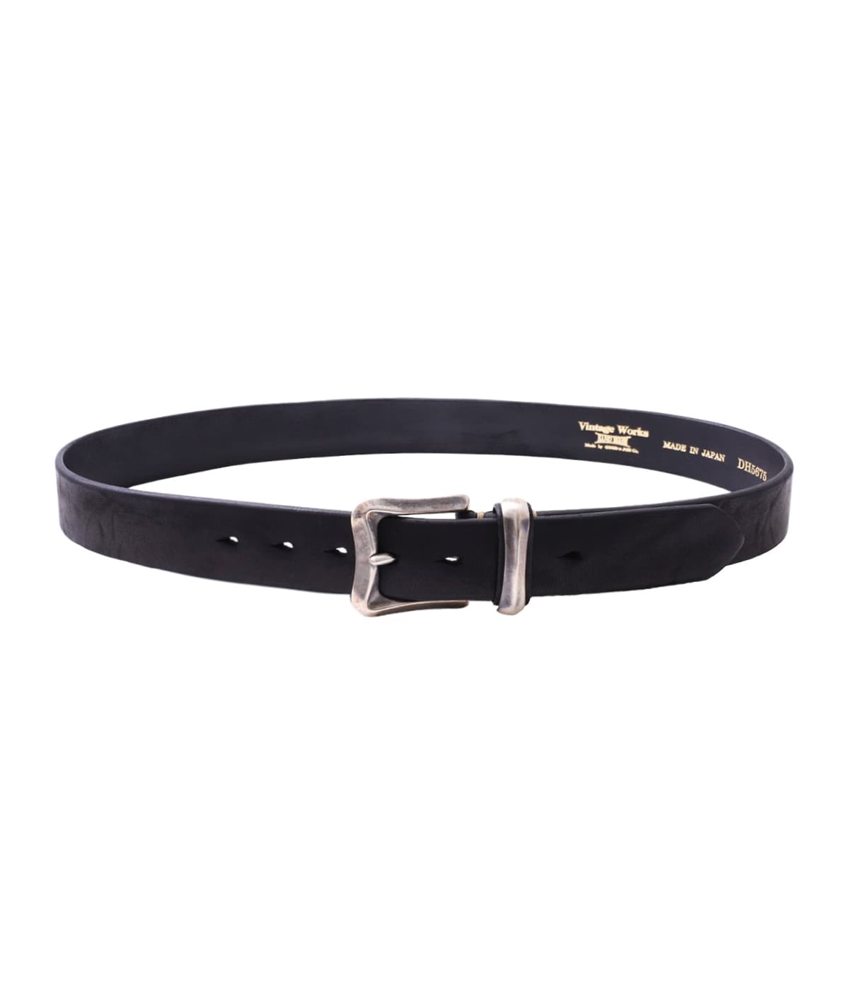 Vintage Works DH5675 ブラック DH5675 HAND MADE LEATHER BELT | VINTAGE WORKS(ヴィンテージ