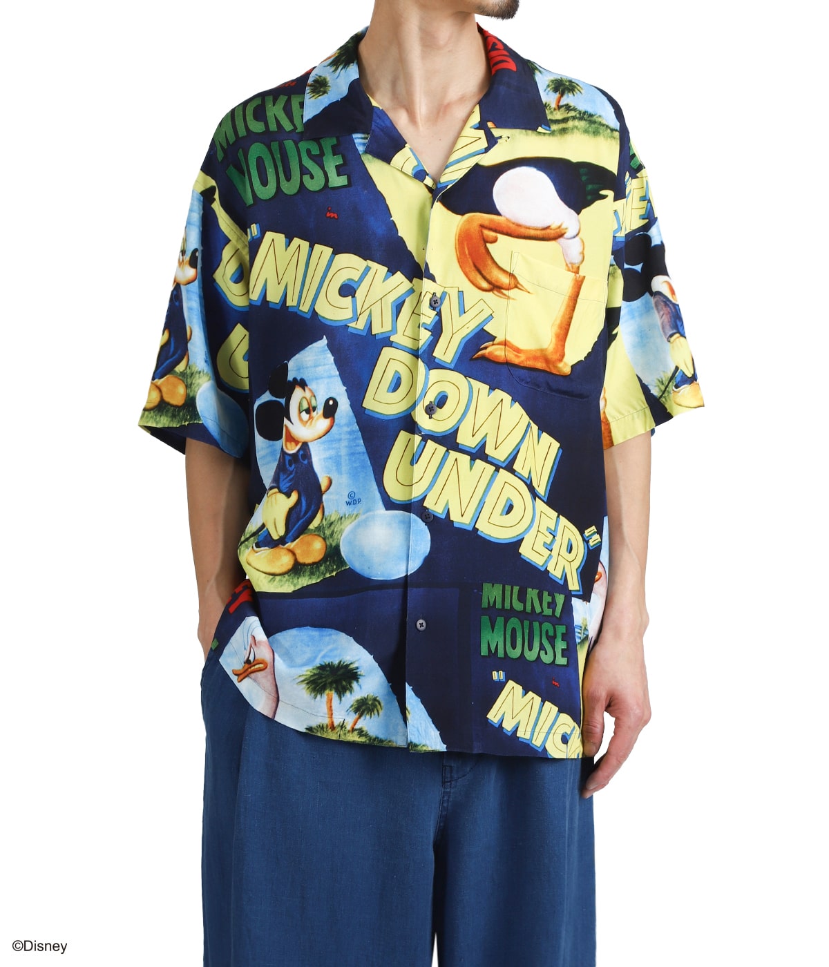 DISNEY VP / PC ALOHA COLLECTION ALOHA SHIRT / MICKEY & BIRD