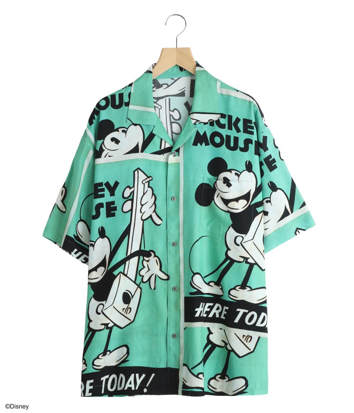 DISNEY VP / PC ALOHA COLLECTION ALOHA SHIRT / MICKEY & GUITAR