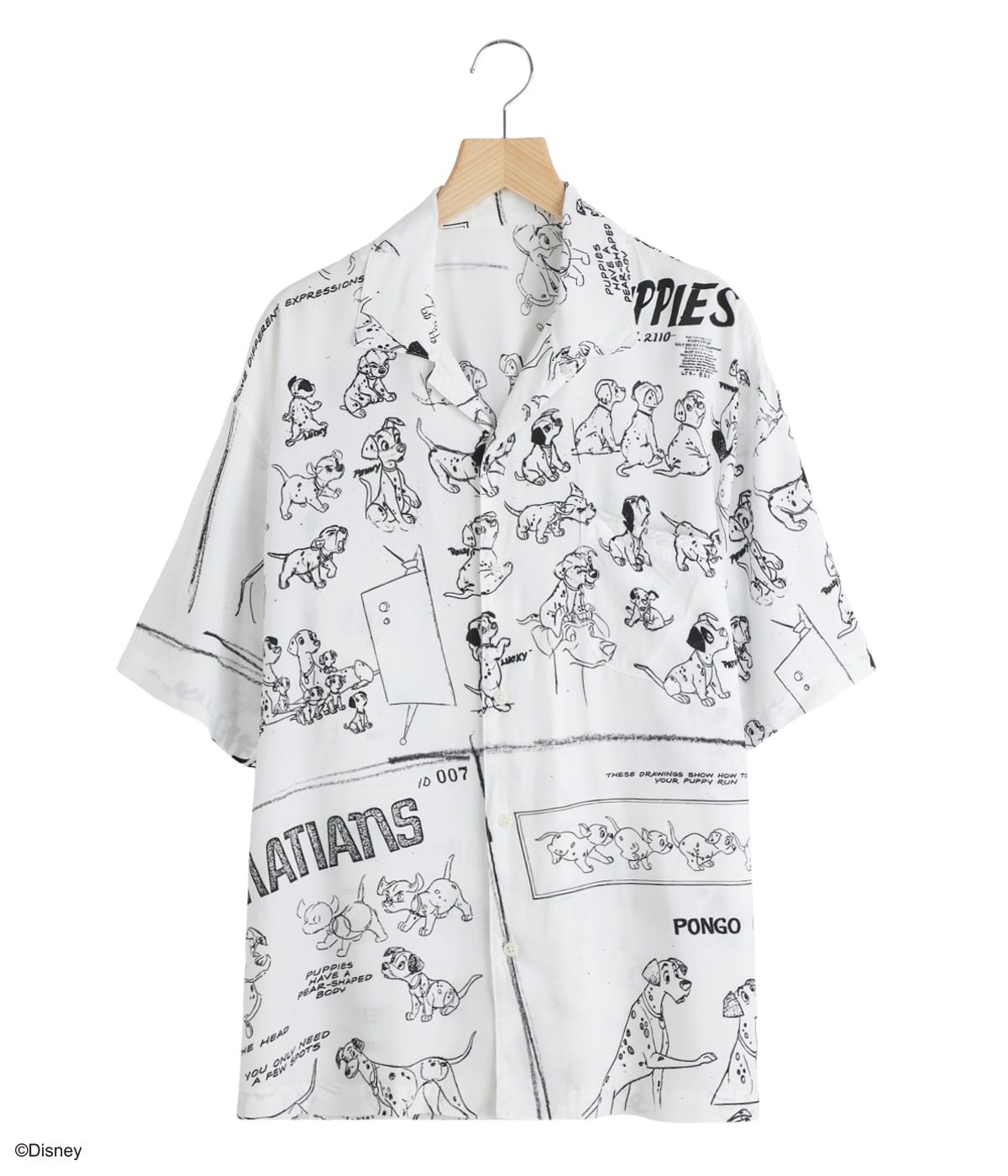 Alohamen商品 DISNEY MS / PC ALOHA COLLECTION ALOHA SHIRT / 101 DALMATIANS