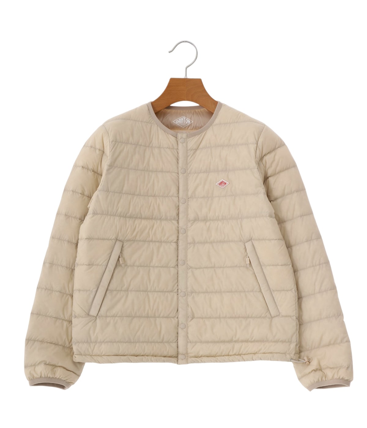 ダントン WOMEN'S CREWNECK INNER DOWN JACKET Inner Down Crewneck Jacket — Black – La Garçonne