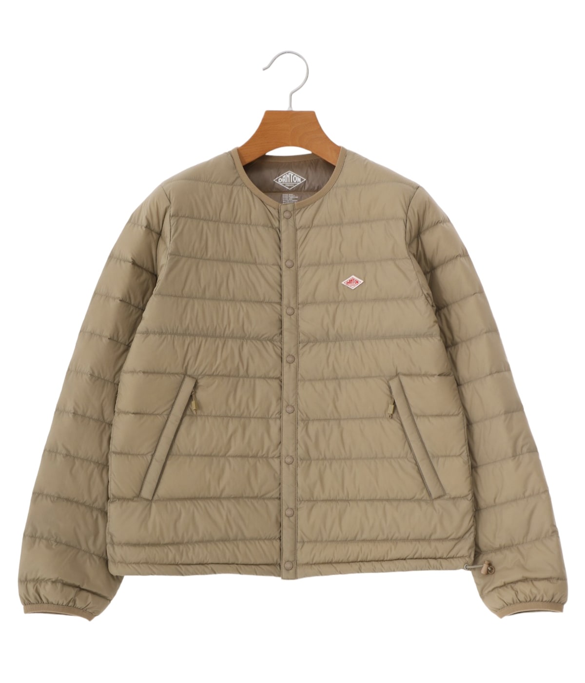 ◆DANTON Crew Neck Inner Down Jacket/36 Inner Down Crewneck Jacket Black Danton  A L'O - 1905
