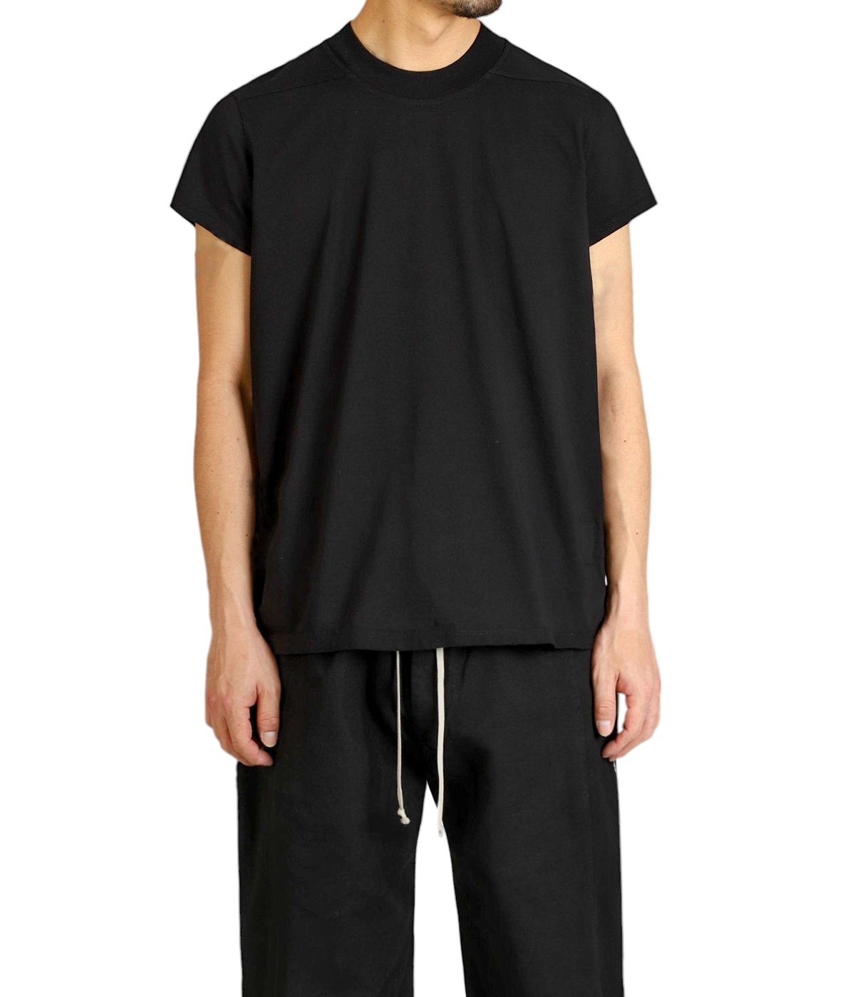 【RICK OWENS】DRKSHDW クロップド スモール レベル Tシャツ Rick Owens DRKSHDWのブラック Small Level Tシャツがセール中