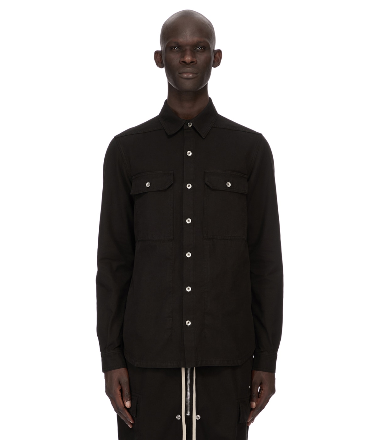 リックオウエンス　シャツ　トップス　ロング　ダークシャドウ OUTERSHIRT | Rick Owens DRKSHDW(リックオウエンス ダークシャドウ