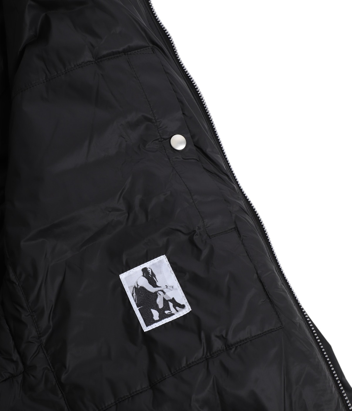 RICK OWENS DRKSHDW JUMBO FLIGHT リックオウエンス JUMBO FLIGHT JACKET WITH PADDING BLACK - RICK OWENS DRKSHDW