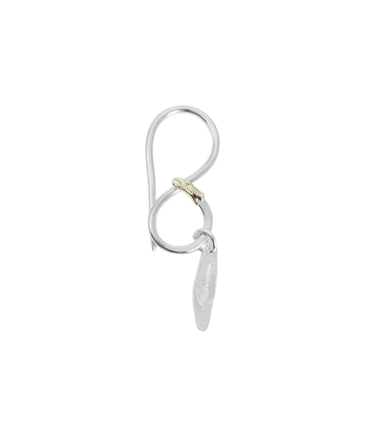 ラリースミス　キーリング LARRY SMITH x BW Sterling Silver Ribbon Keychain | Button