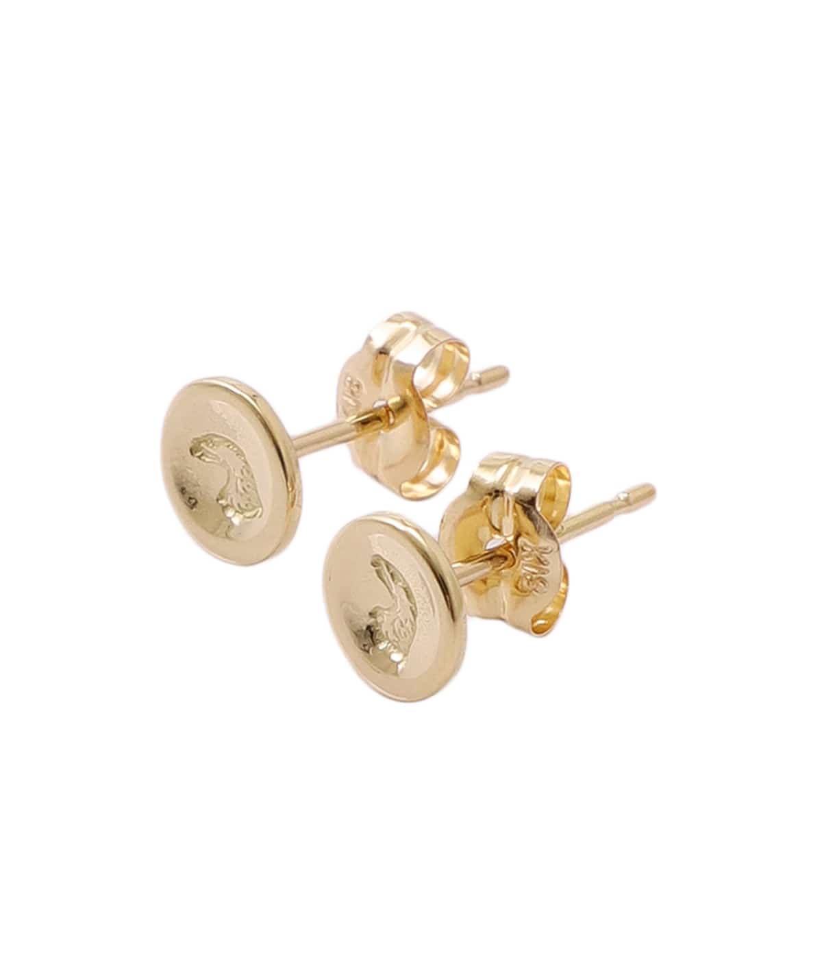 ラリースミス　ピアス 18K GOLD EAGLE HEAD PIERCED EARRINGS | LARRY SMITH(ラリー