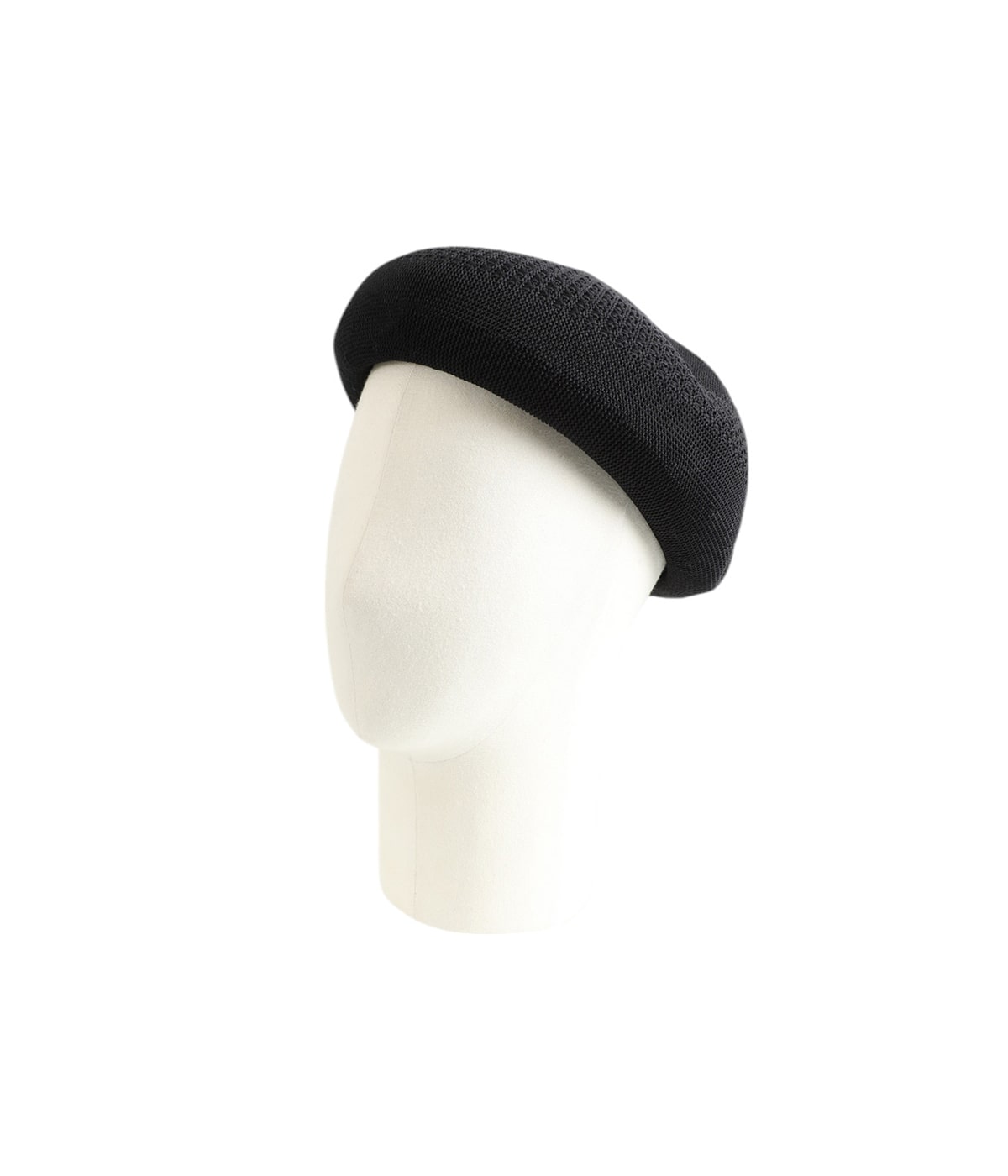KIJIMA TAKAYUKI メッシュ ベレー帽 ブラック サマー ニット F KIJIMA TAKAYUKI (キジマタカユキ) CASHMERE KNIT BERET