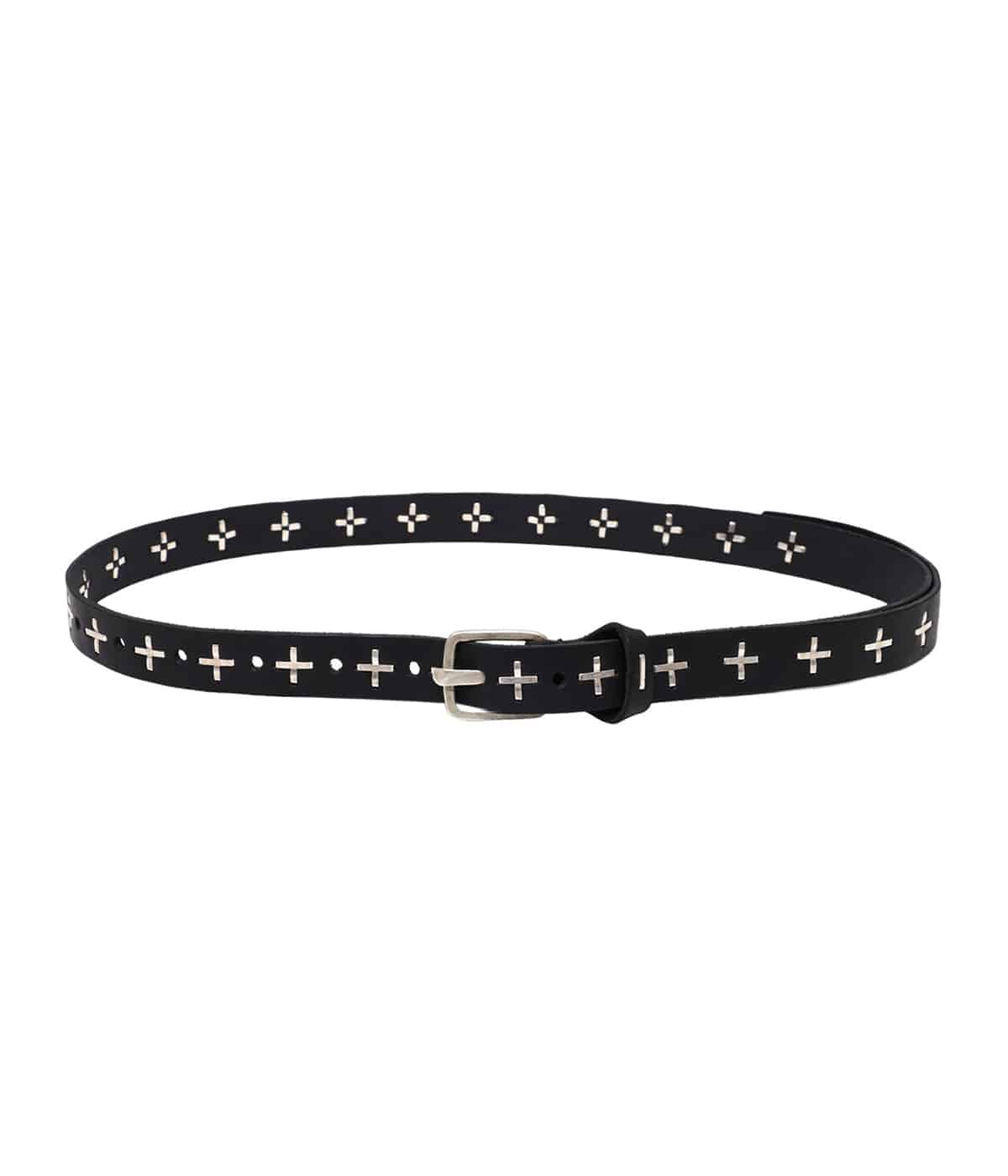 studded q buckle med belt | m.a+(エムエークロス
