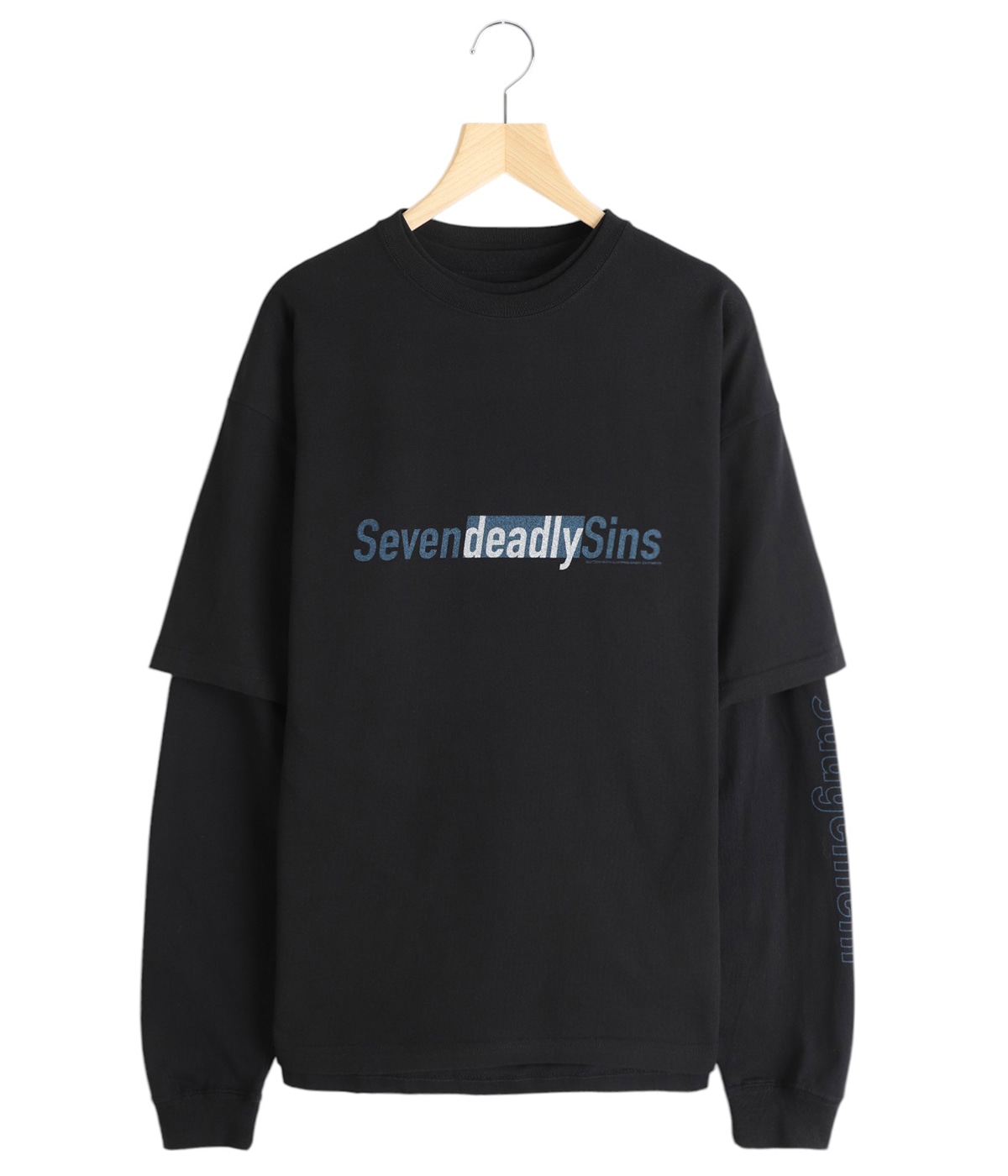 トップス ESSAY LAYERED OVERSIZE LONG T-SHIRT ESSAY(エッセイ)LAYERED OVERSIZE LONG T-SHIRT (ES20TS-01