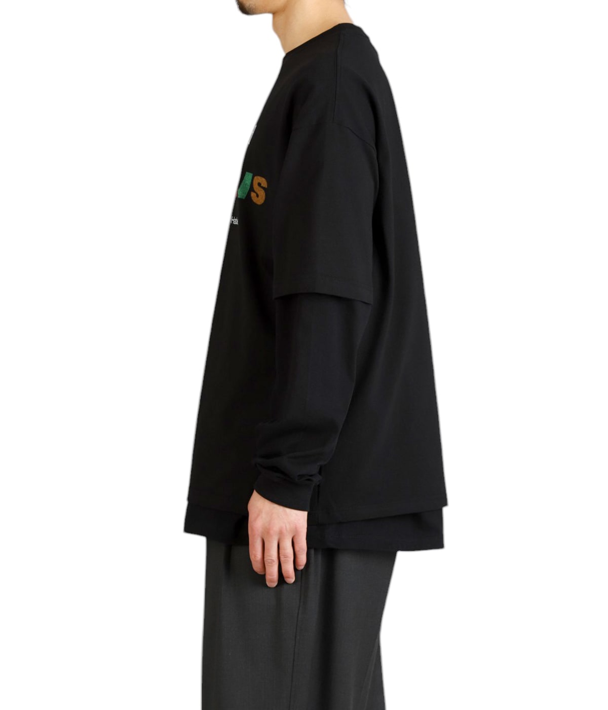 トップス ESSAY LAYERED OVERSIZE LONG T CERBERUS ESSAY（エッセイ） 2023SS 23SS LAYERED OVERSIZE LONG T-SHIRT