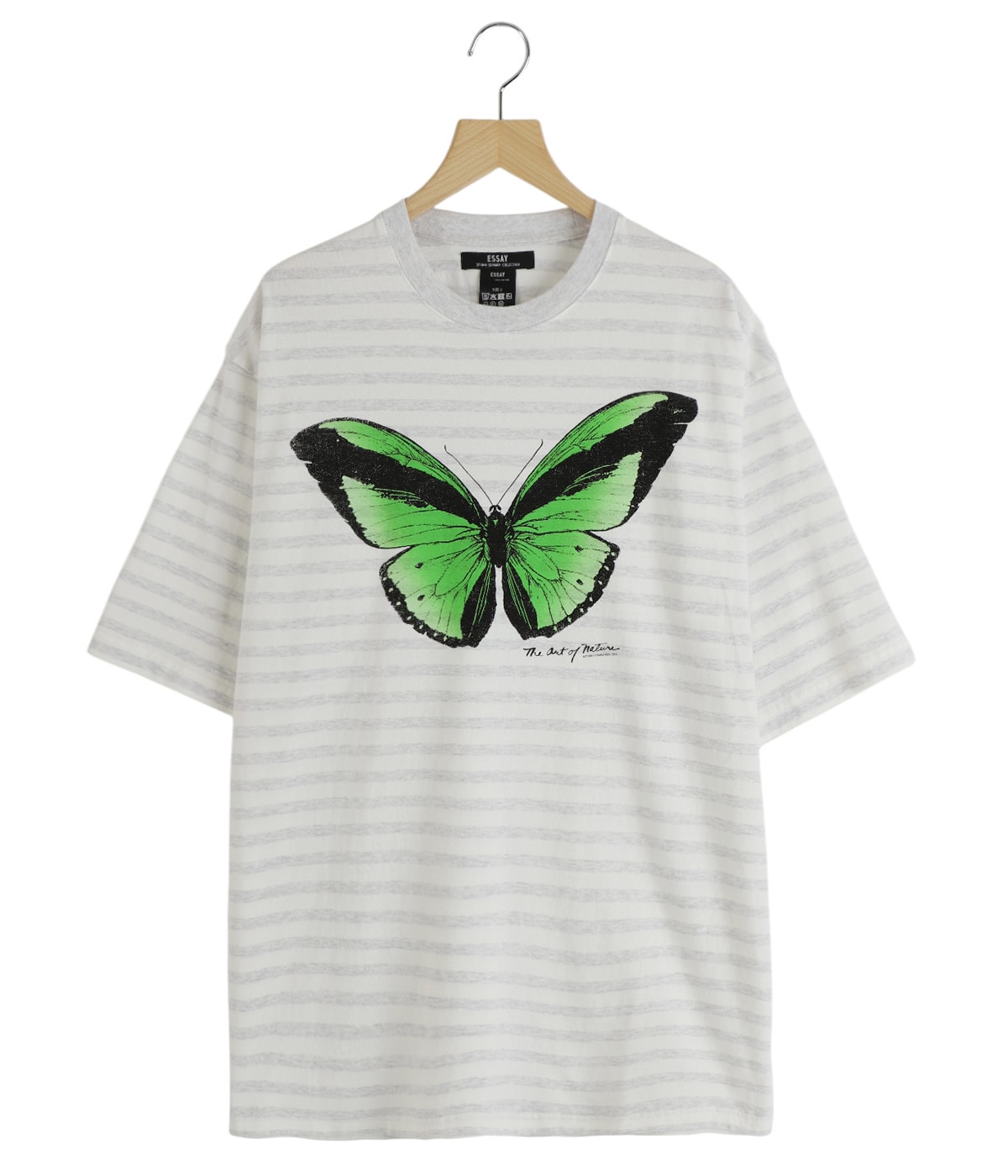 ESSAY エッセイT-SHIRT SHADOW ESSAY - 【残りわずか】Original Shadow Stripe T-shirt