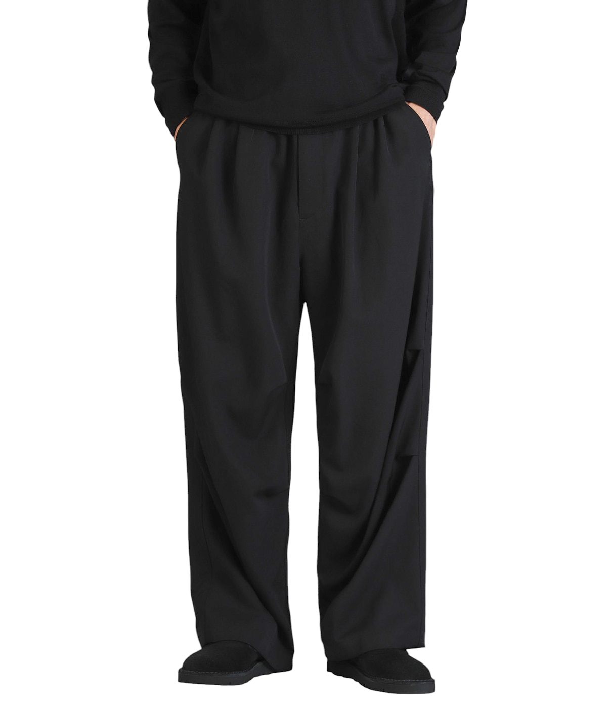 WOOL GABARDINE WIDE TRACK TROUSERS | ESSAY(エッセイ) / パンツ