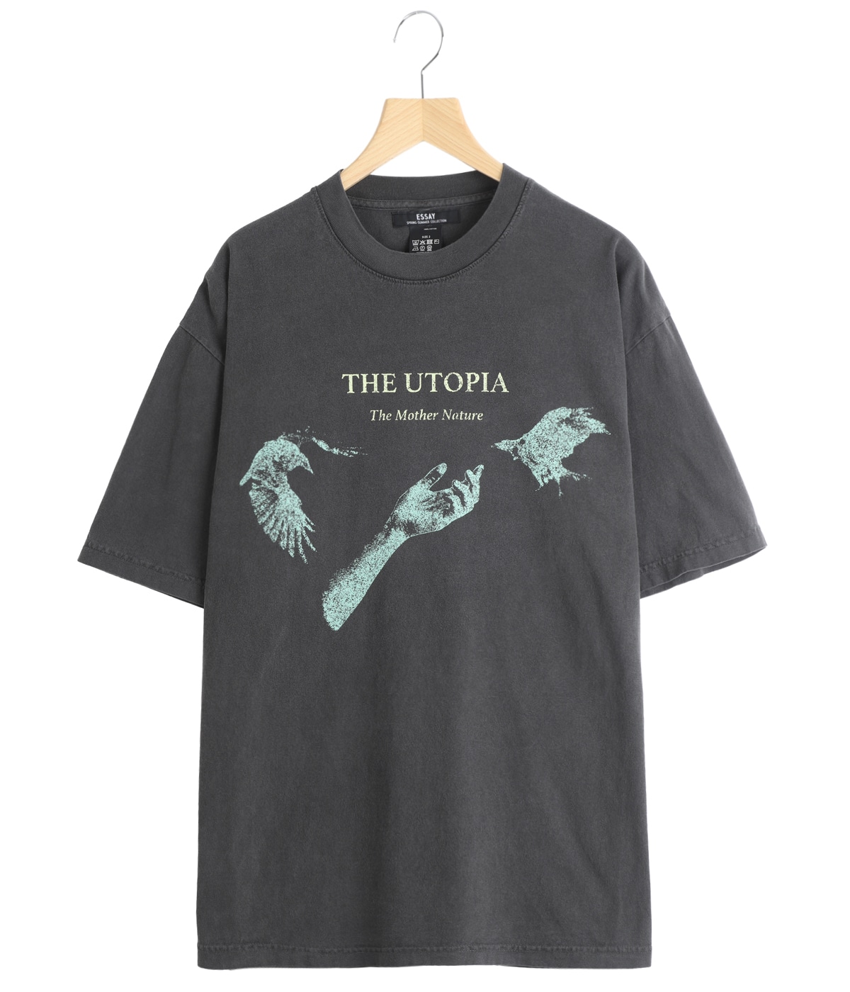 トップス Esan OVERSIZED GARMENT DYE T-SHIRT | ESSAY(エッセイ) / トップス