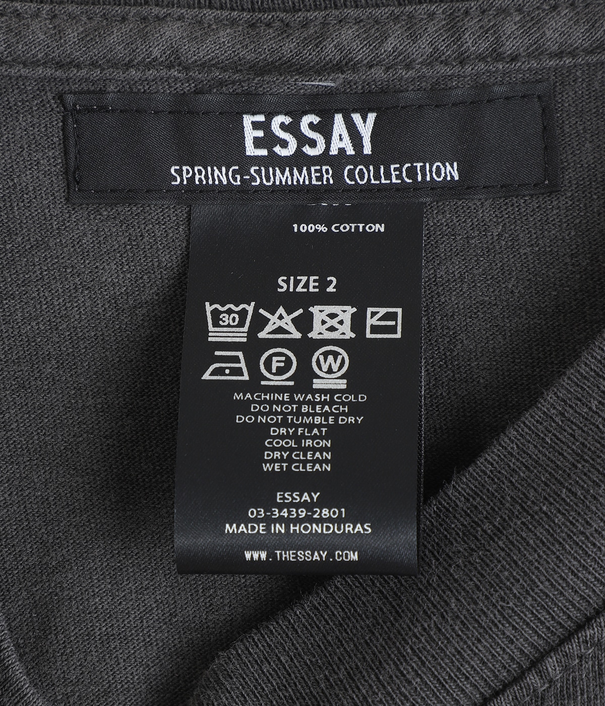 OVERSIZED GARMENT DYE T-SHIRT | ESSAY(エッセイ) / トップス