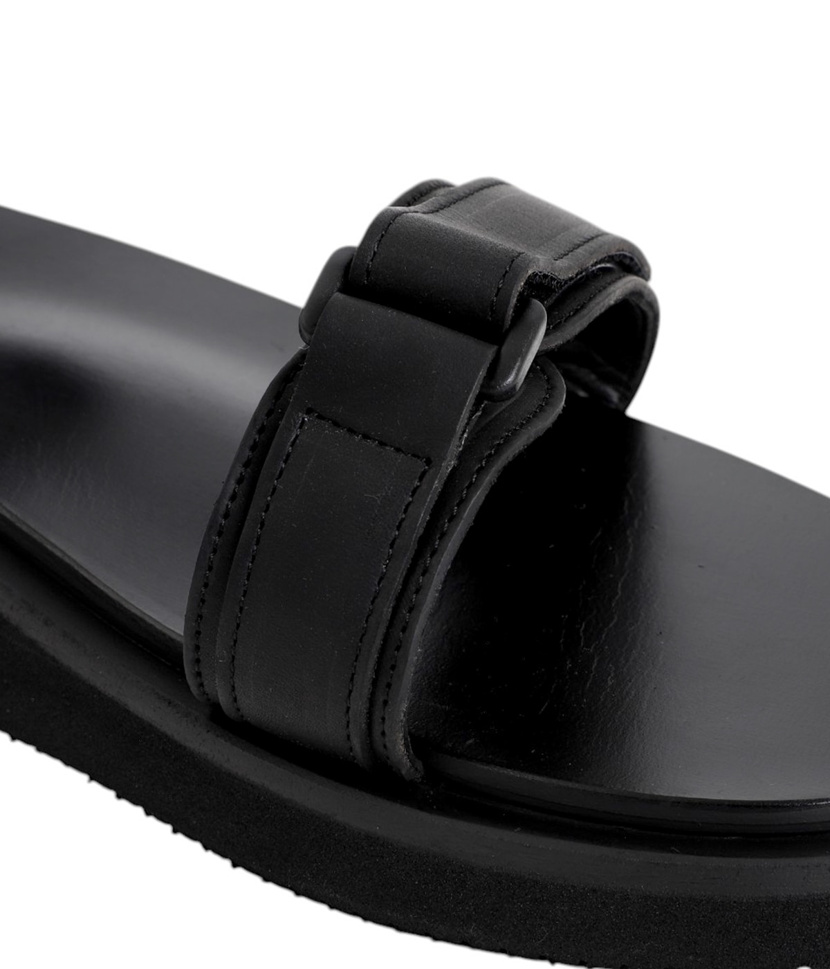 ＜FOOTWORKS＞ Smooth Sandals FOOTWORKS ”New Sandals with Velcro Straps in Smooth Leather