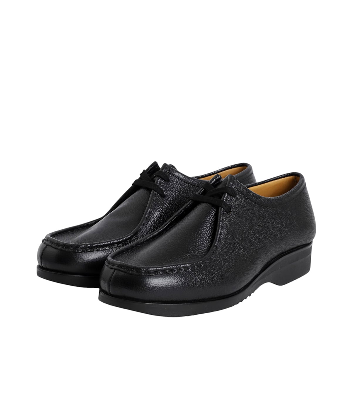 【送料込み】TYROLIA TX 10 GW Solid Black 未使用品 OIL SOFT LEATHER RANDOM STITCH SHOES(22.5cm Black): Vintage