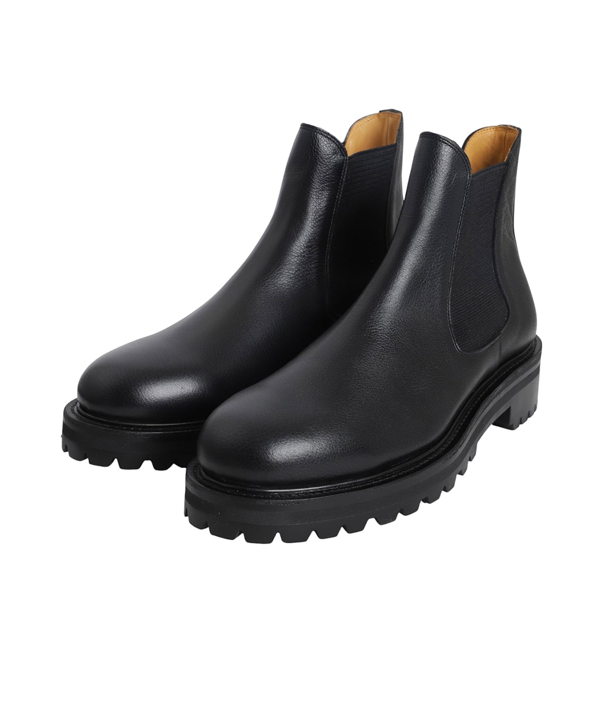 Side Gore Boots in Grain Leather | FOOTWORKS(フットワークス