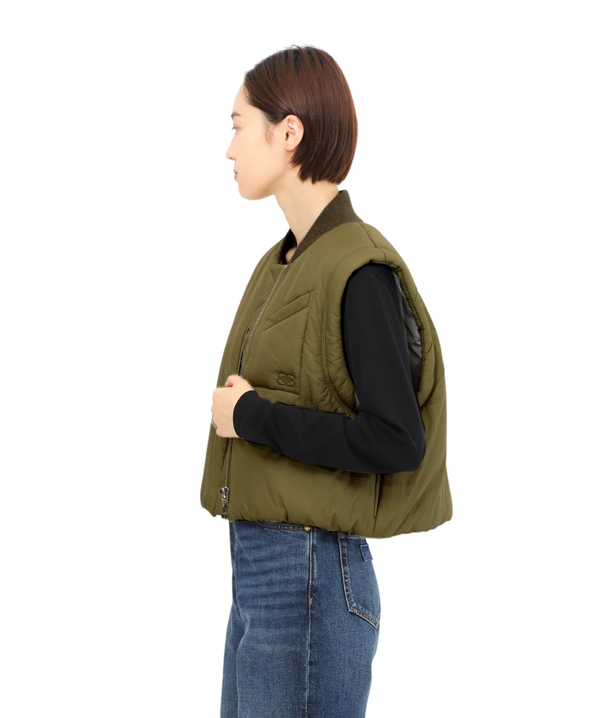 レディース】Quilt Short Vest | GANNI(ガニー) / アウター