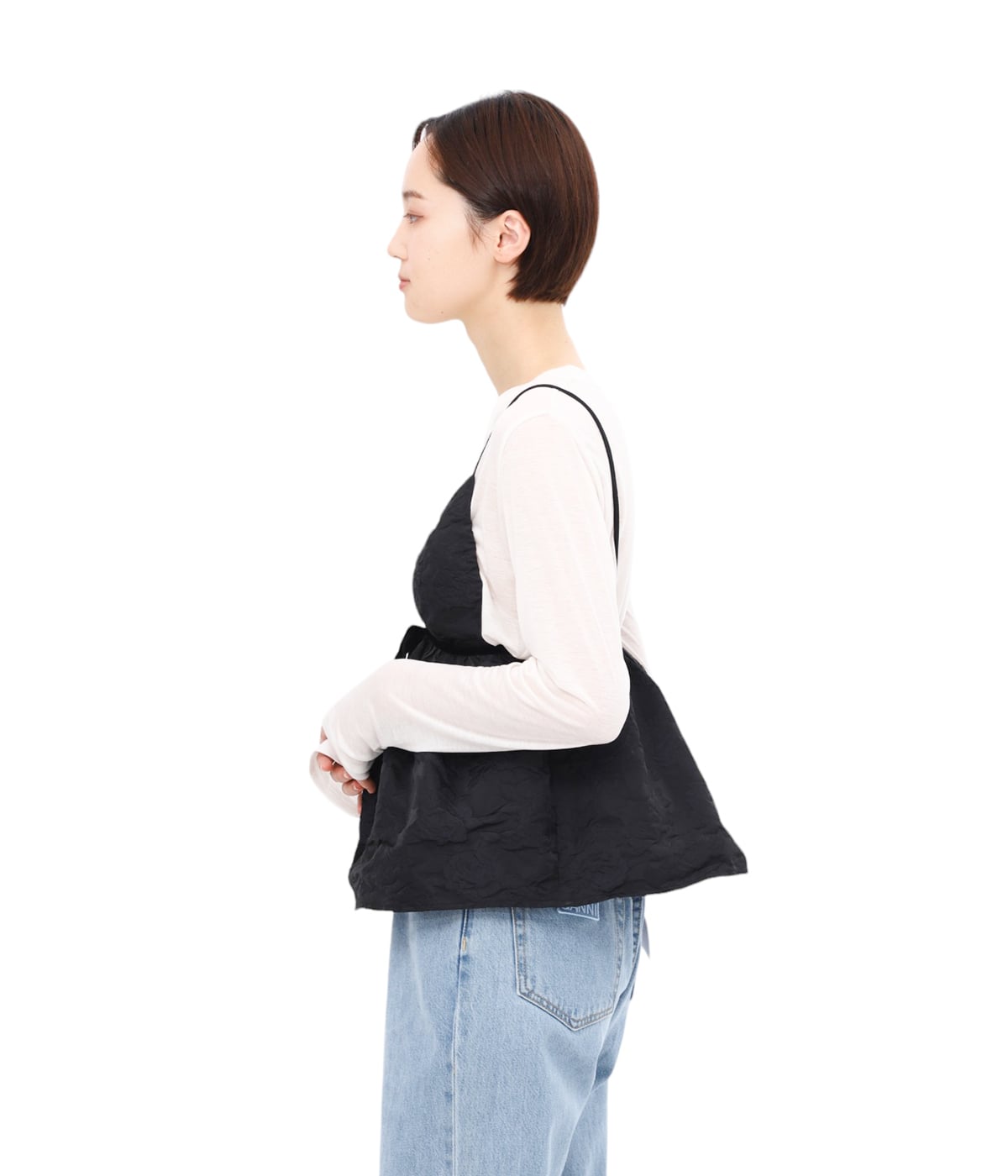 【正規品保証】新品 GANNI ガニー ロゴ オーガニックコットン ブラック GANNI オーガニックコットン スニーカー | ブラック | FARFETCH JP