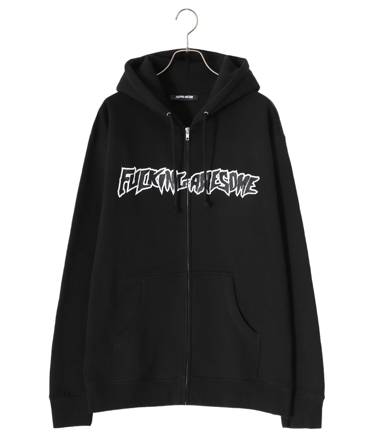 Fucking Awesome ブラックパーカー Stamp Logo Zip Hoodie | FUCKING AWESOME(ファッキンオーサム