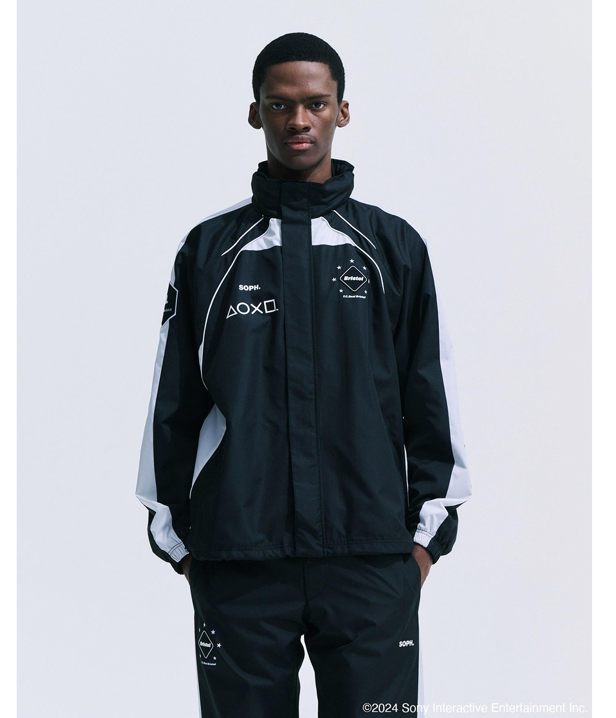 未使用　F.C.R.B. ブリストル　WARM UP JACKET M F.C.Real Bristol WARM UP JACKET Mサイズ - メルカリ