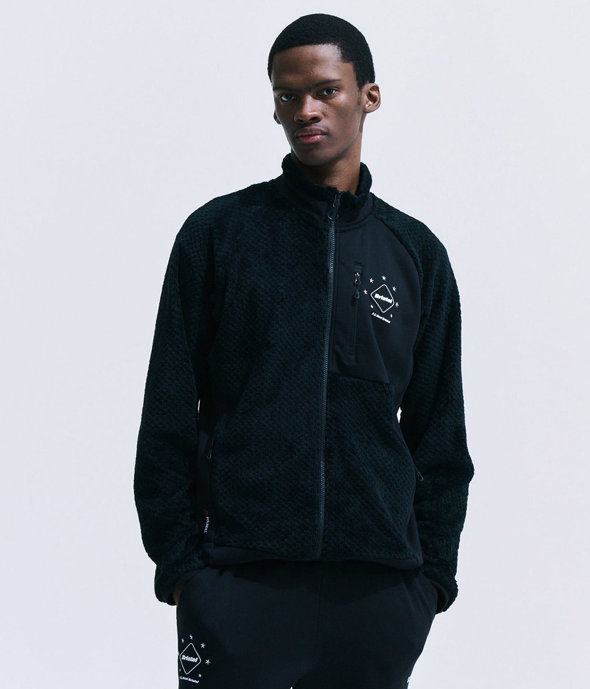 POLARTEC HYBRID STAND COLLAR JACKET | F.C.Real Bristol