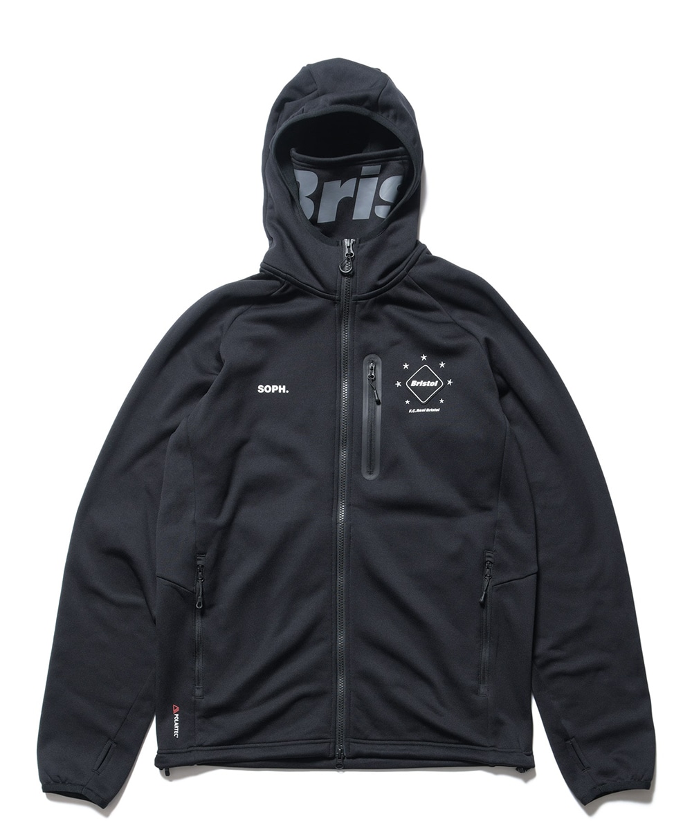 FCRB POLARTEC HOODED パーカー(XL) POLARTEC POWER STRETCH ZIP UP GAITER HOODIE | F.C.Real