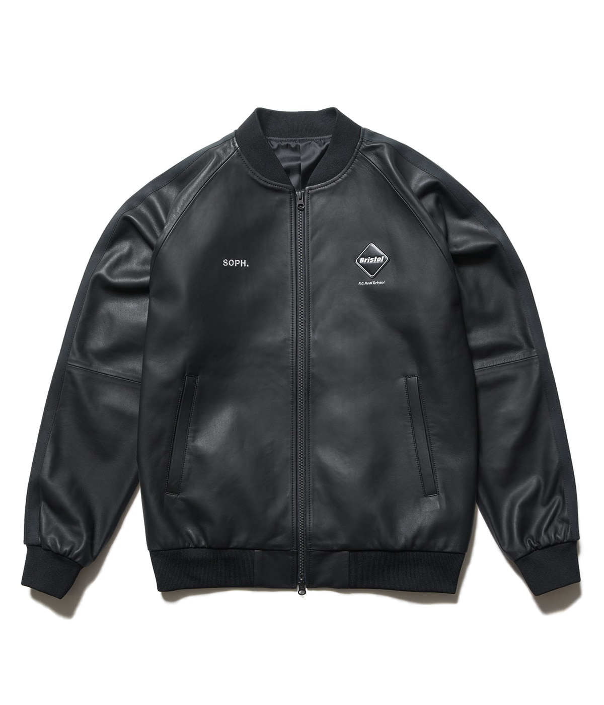 LEATHER TRACK JACKET | F.C.Real Bristol(エフシーレアル