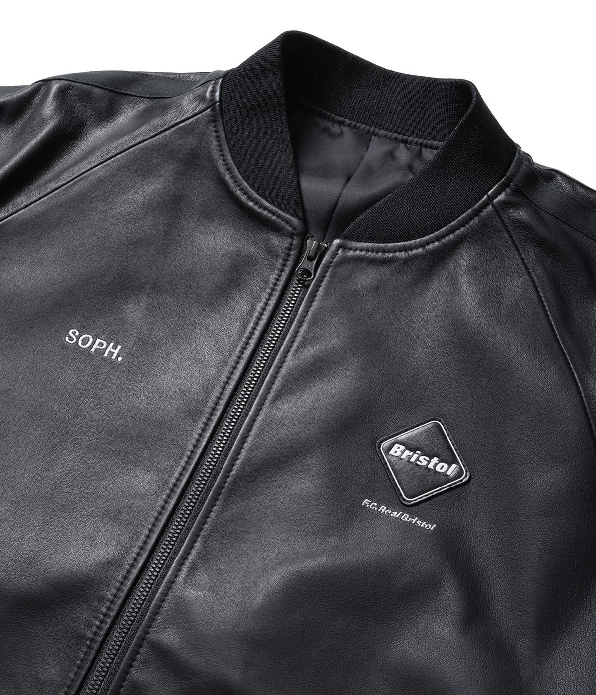 LEATHER TRACK JACKET | F.C.Real Bristol(エフシーレアルブリストル