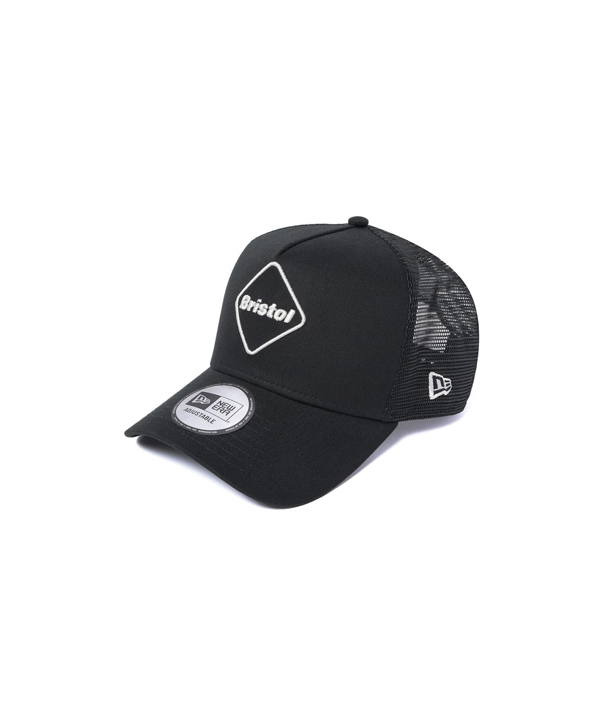 【新品】FCレアルブリストル ハット タグ付き 黒 NEW ERA 9FORTY A-FRAME MESH CAP | F.C.Real Bristol(エフシー