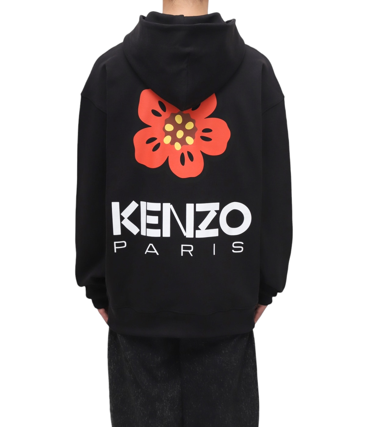 【美品】KENZO フード付きパーカー ブラック Kenzo Lucky Tiger パーカー | ブラック | FARFETCH JP