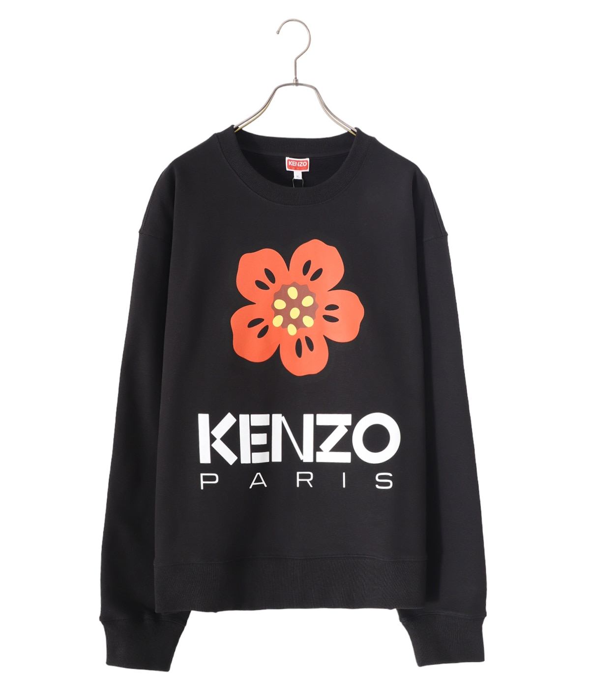 KENZO☆ボケ フラワー ロゴ 刺繍 パーカー ブラック♪【送料込】 BOKE FLOWER SWEATSHIRT | KENZO(ケンゾー) / トップス