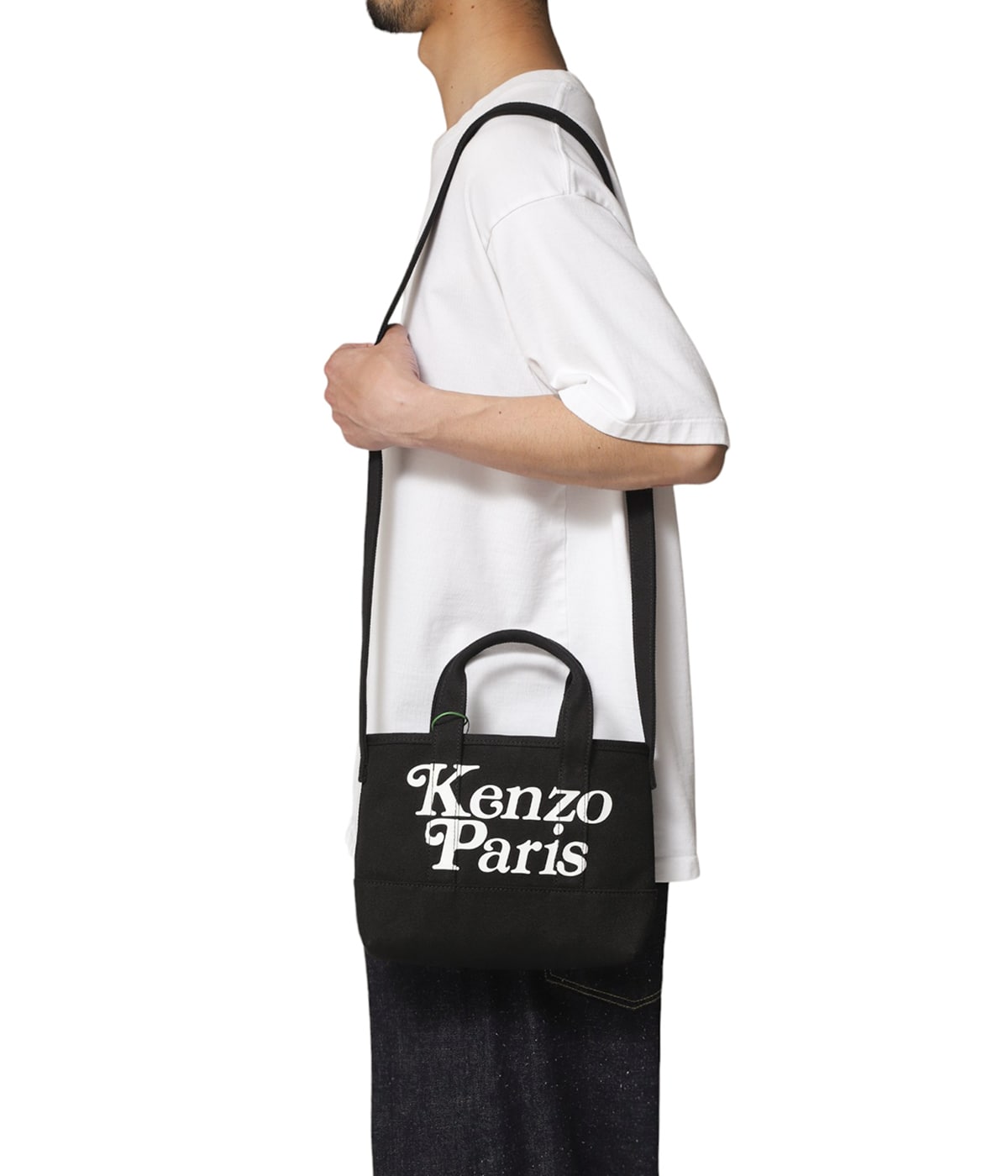 【美品】KENZO ケンゾー トートバッグ ナイロン 金具 肩掛け A4◎ 関税込】新作◇KENZO ケンゾー◇クロスロゴ トートバッグ (KENZO