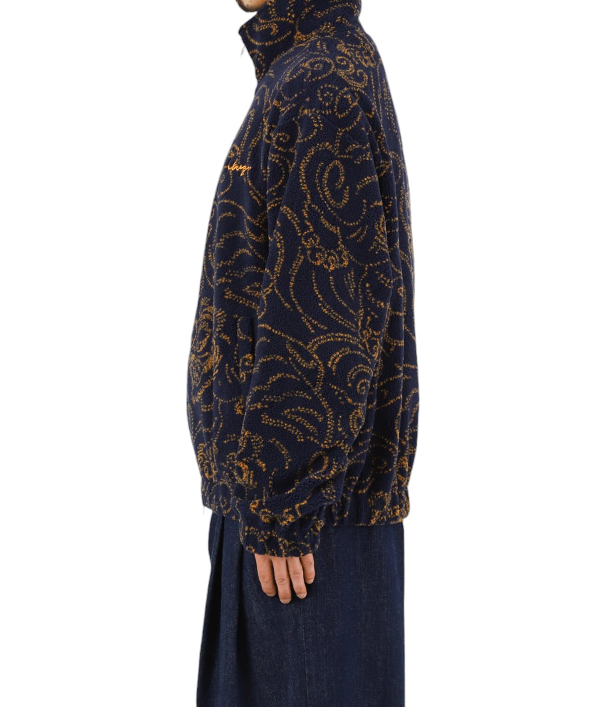 Echooo　　　KENZO　ケンゾー　フランス製　コート　ジャケット KENZO WOOL VARSITY JACKET Black （ケンゾー ウール バーシティ