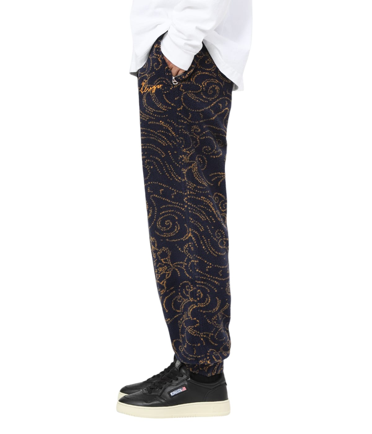 パンツ KENZO Woman Pants Blue FE52PA0859E1 63 Kenzo Outlet: Pants woman - Blue | Kenzo pants FE52PA0859E1