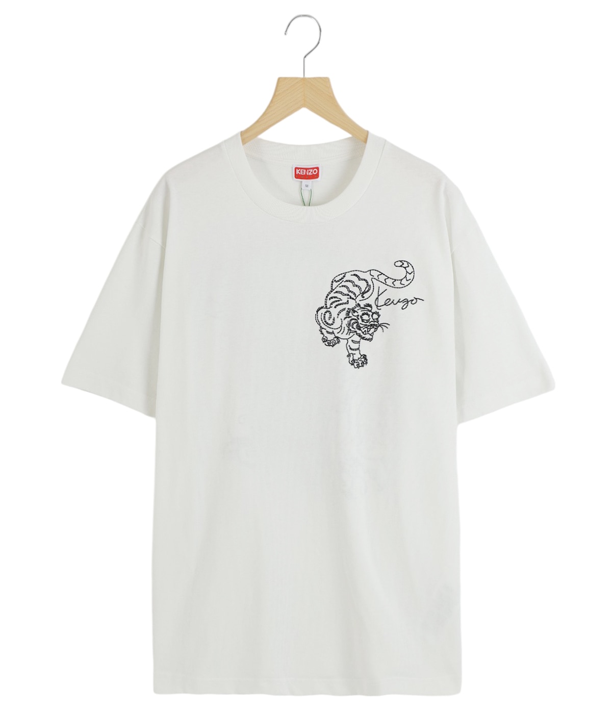 希少✨近年モデル ケンゾー star tiger オーバーサイズTシャツ 白 GOTS STAR TIGER EMB OVERSIZE T | KENZO(ケンゾー) / トップス