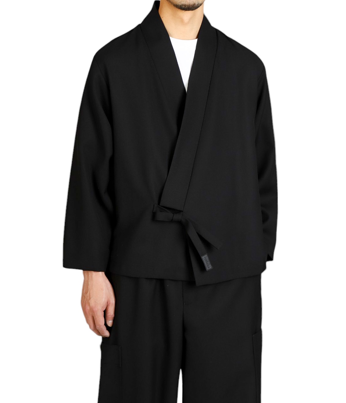 【KENZO】 ケンゾー (M) キモノジャケット ショート丈 綿100% KENZO】 ケンゾー (M) キモノジャケット ショート丈 綿100