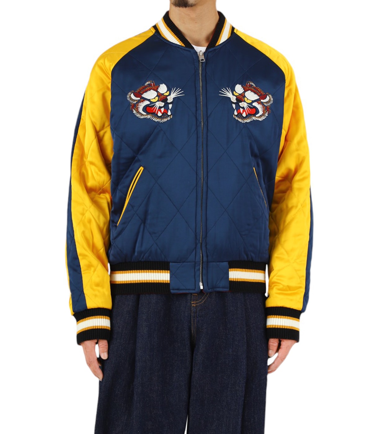 SAPEur® REVERSIBLE SOUVENIR JKT ブルー/ブラック KENZO STAR TIGER SOUVENIR JKT | KENZO(ケンゾー) / アウター