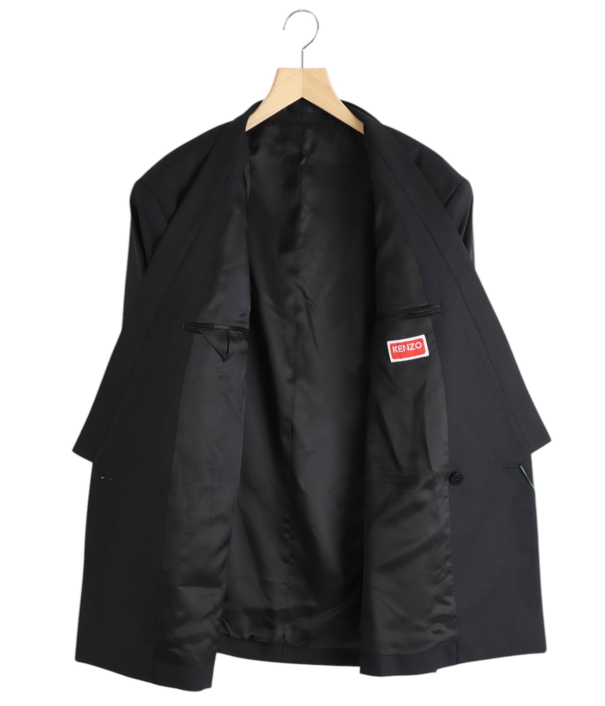KENZO ケンゾー　黒 スエード ジャケット クロップド丈　襟ボア KENZO ケンゾー 黒 スエード ジャケット クロップド丈 襟ボア