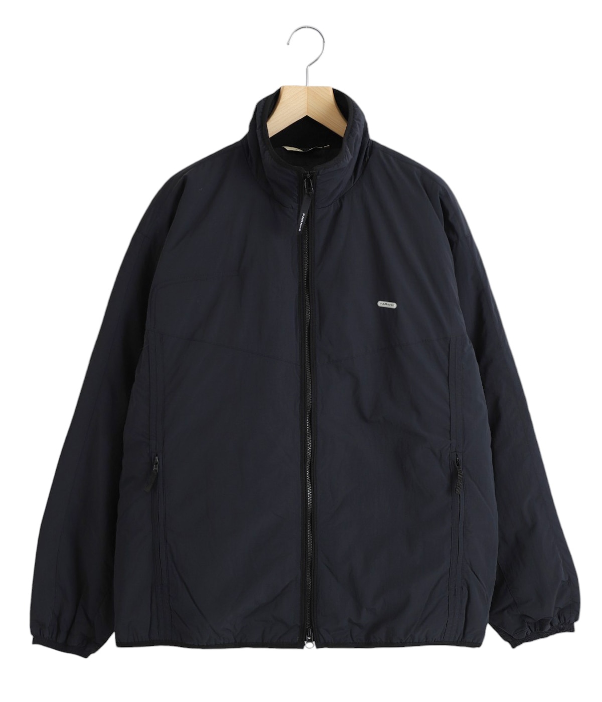 ブラック ナイロンファー ジャケット Nylon Zip Up Jacket | FARAH(ファーラー) / アウター ナイロン