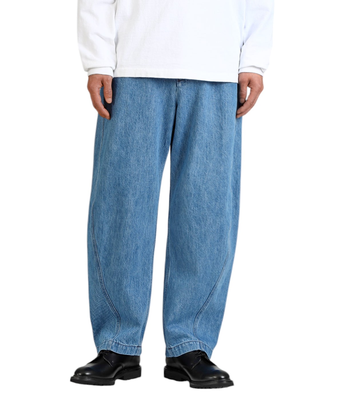 FARAH ファーラー ブリーチデニム 32/30 Curved Wide Pants | FARAH(ファーラー) / パンツ デニムパンツ