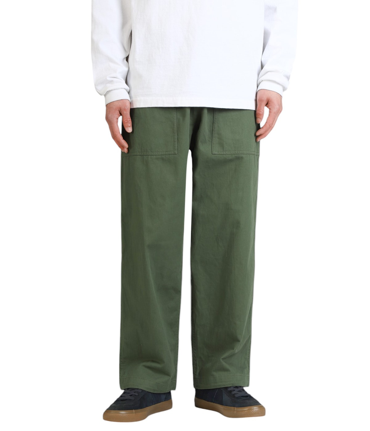 【新品】フレッシュサービス UTILITY BAKER PANTS L Fresh Service / Utility Baker Pants - Olive – redtriangle