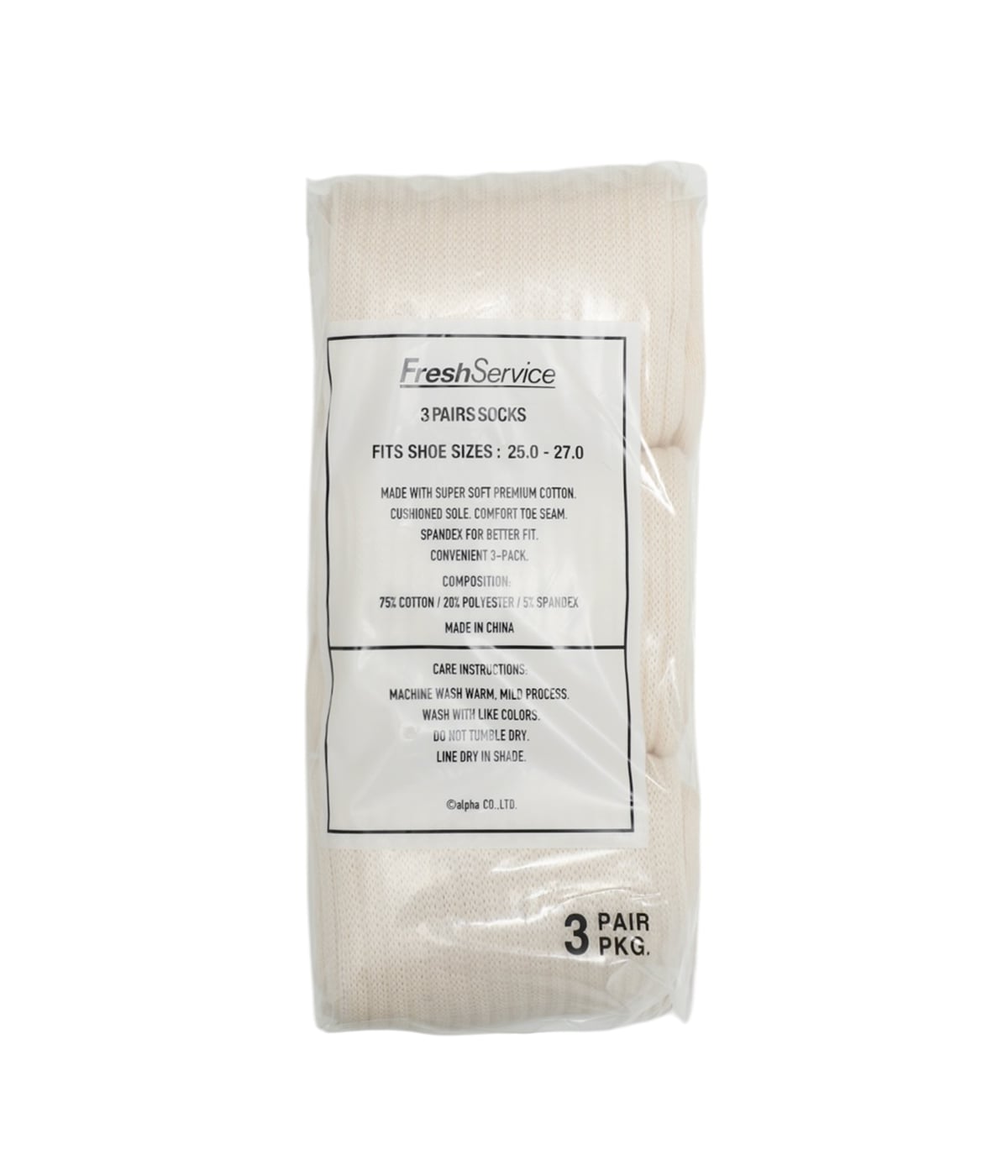 ORIGINAL 3-PACK SOCKS